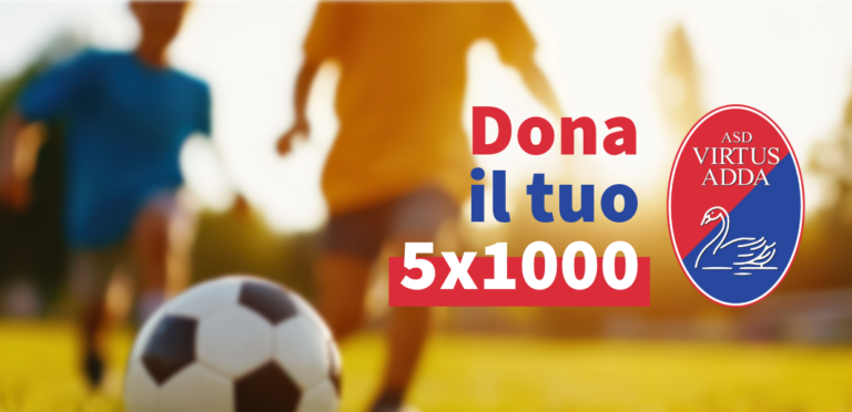 5x1000 Virtus Adda, codice fiscale 13604480965